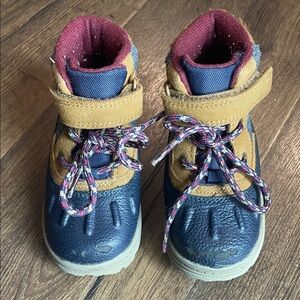 Carter's Navy and Tan Kids' Boots